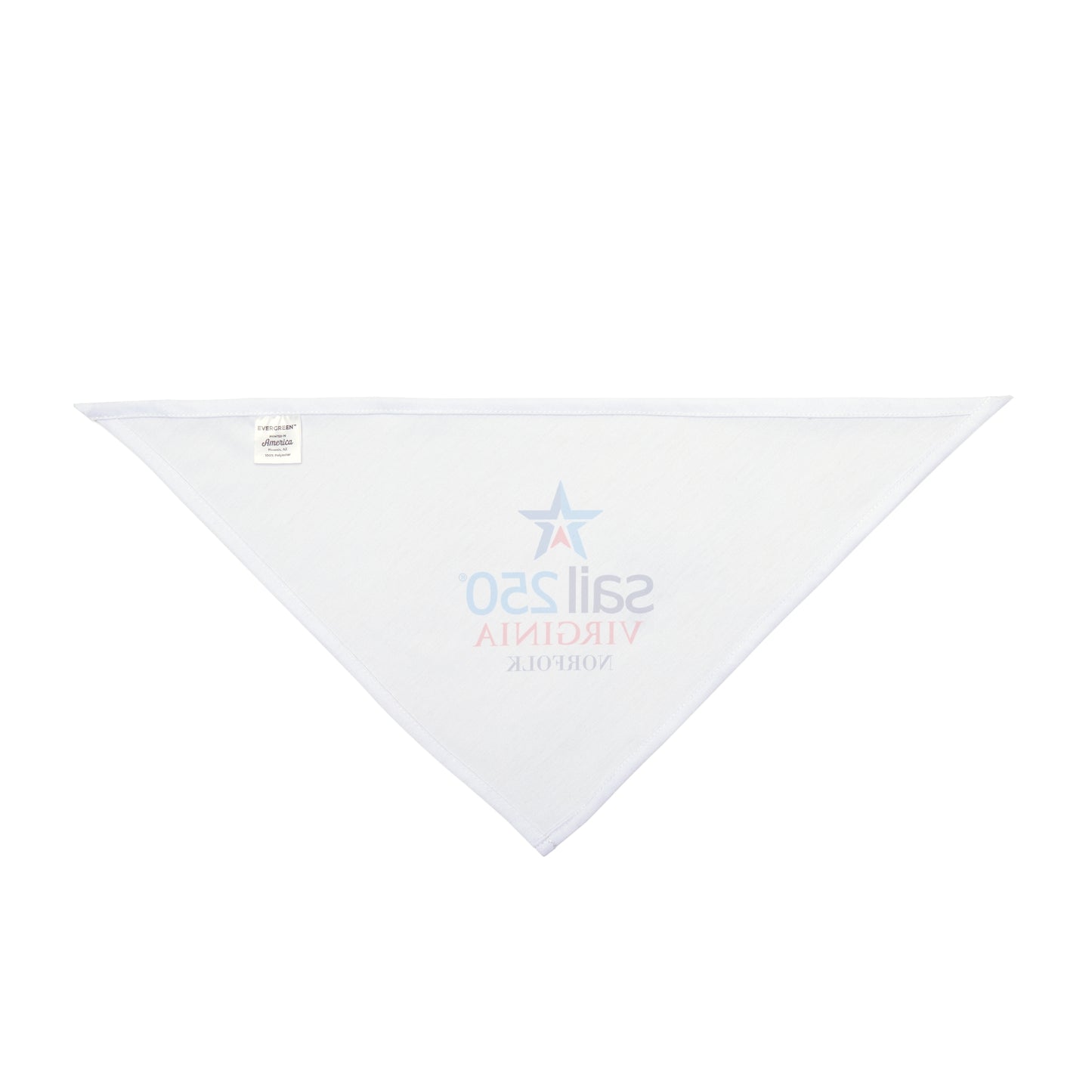 Sail250® VA Custom Dog Bandana – Nautical Style for Your Four-Legged First Mate