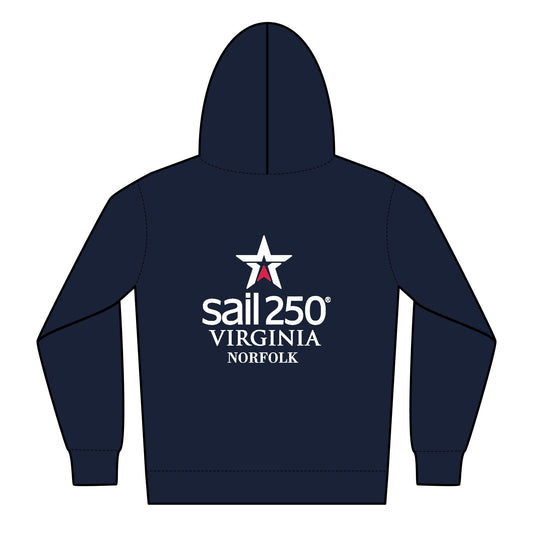 Sail250® Virginia Kids Heavy Blend Zipped Hoodie-SL