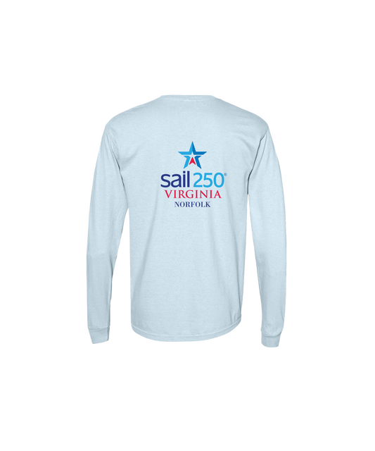 Sail250® Virginia Unisex Long Sleeve Pocket T-Shirt-SV