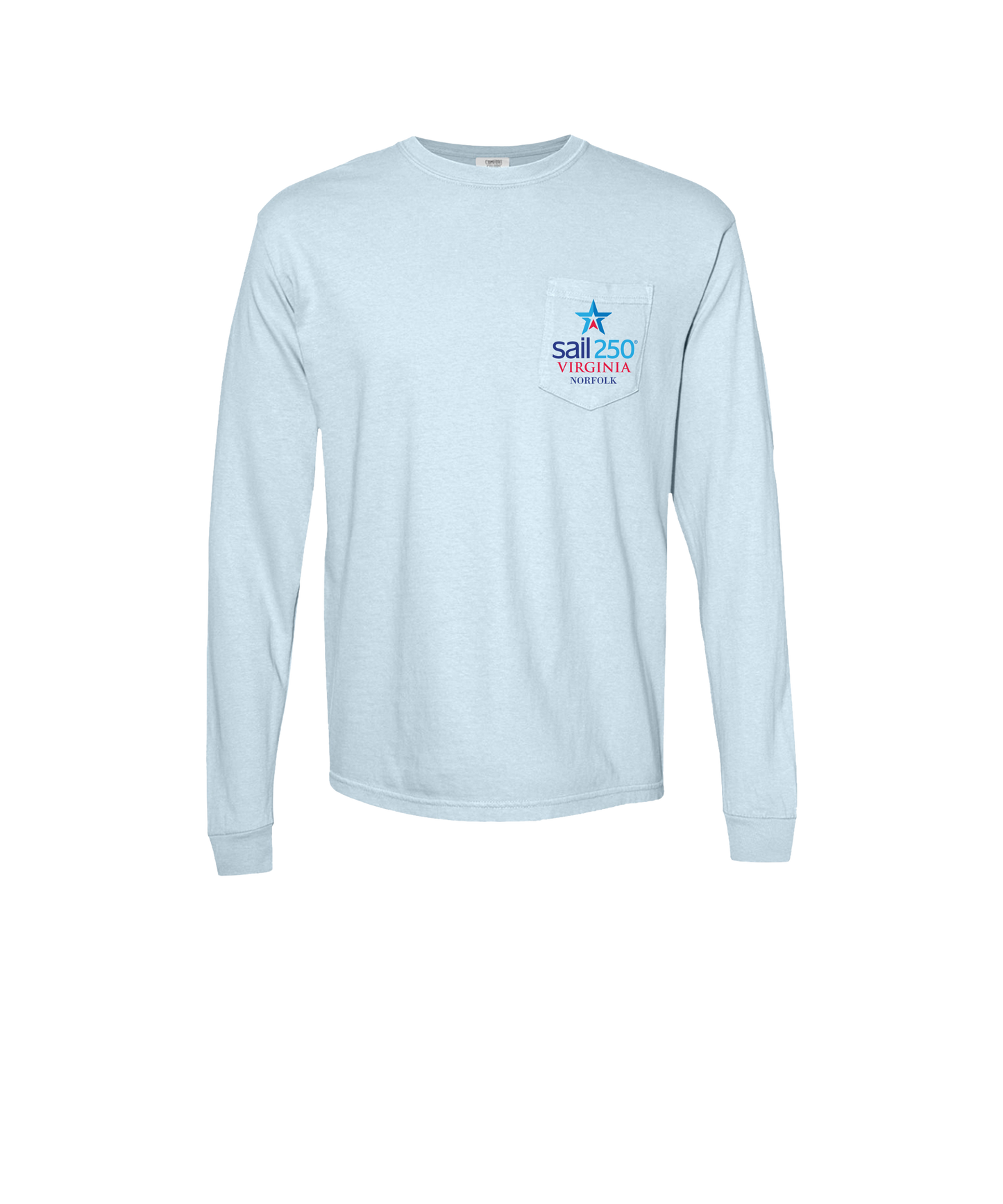 Sail250® Virginia Unisex Long Sleeve Pocket T-Shirt