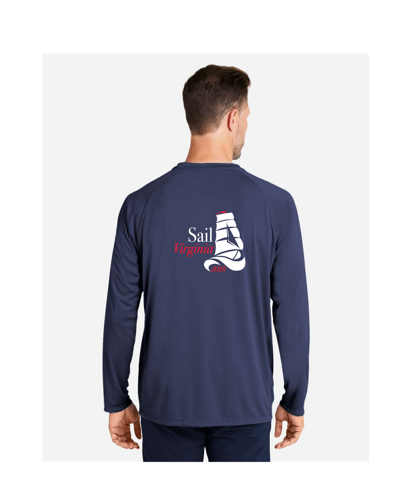 Sail250® Virginia HUK Men's LoPro Pursuit Long Sleeve T-Shirt-SV