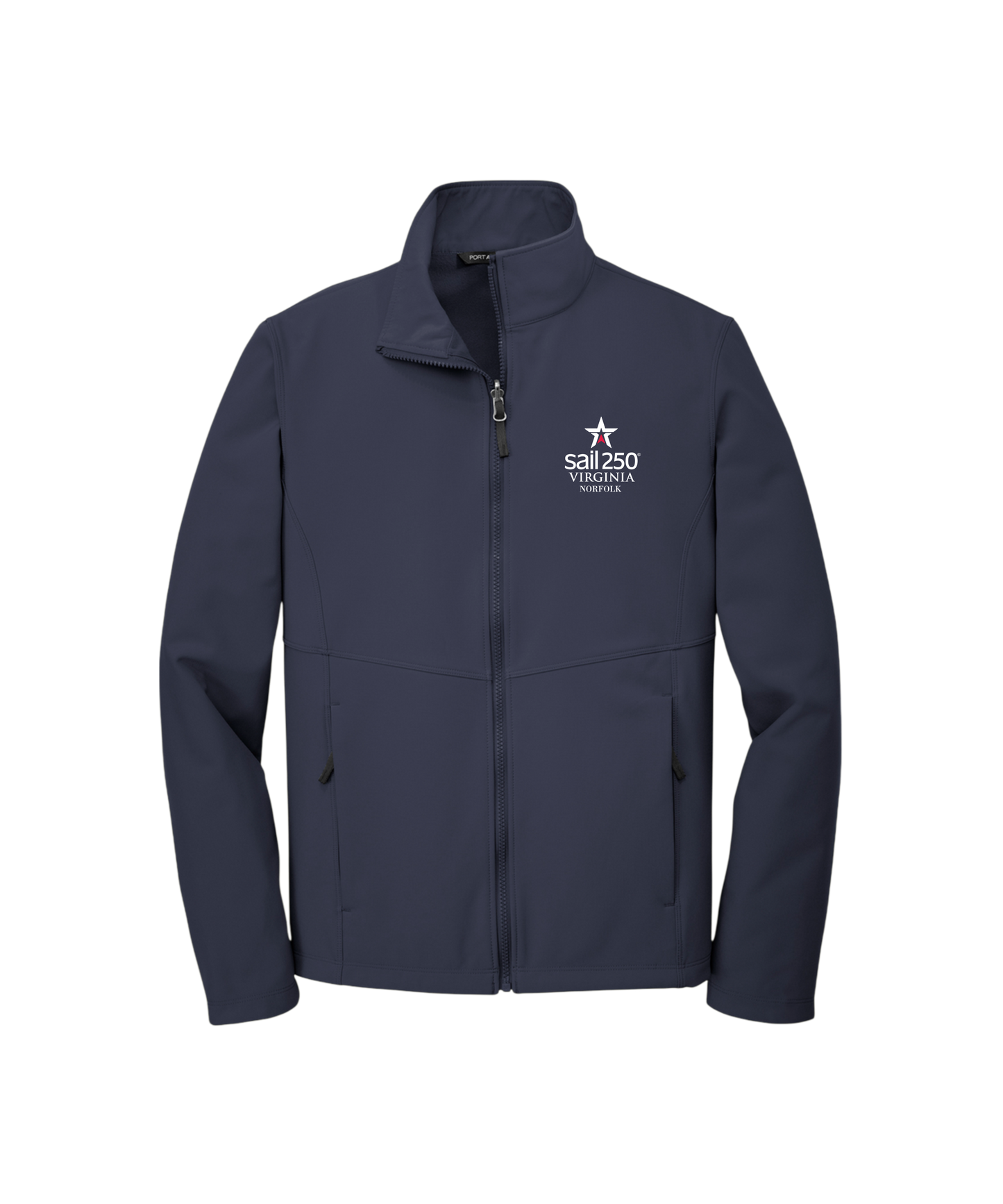 Sail250® Virginia Port Authority® Men's Collective Soft Shell Jacket (Embroidery)8000MM fabric waterproof rating