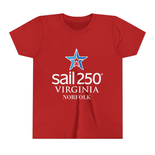 Sail250® Virginia Youth Short Sleeve Tee-SL