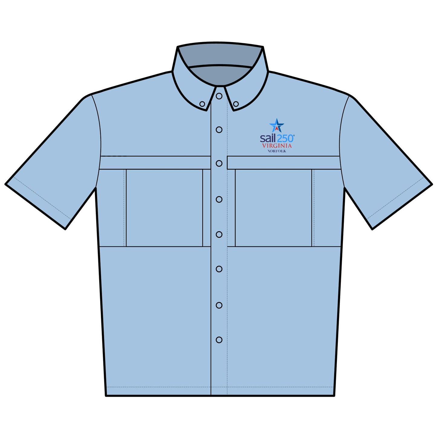 Sail250® VA Unisex UV Daybreak Shirt -Embroidered