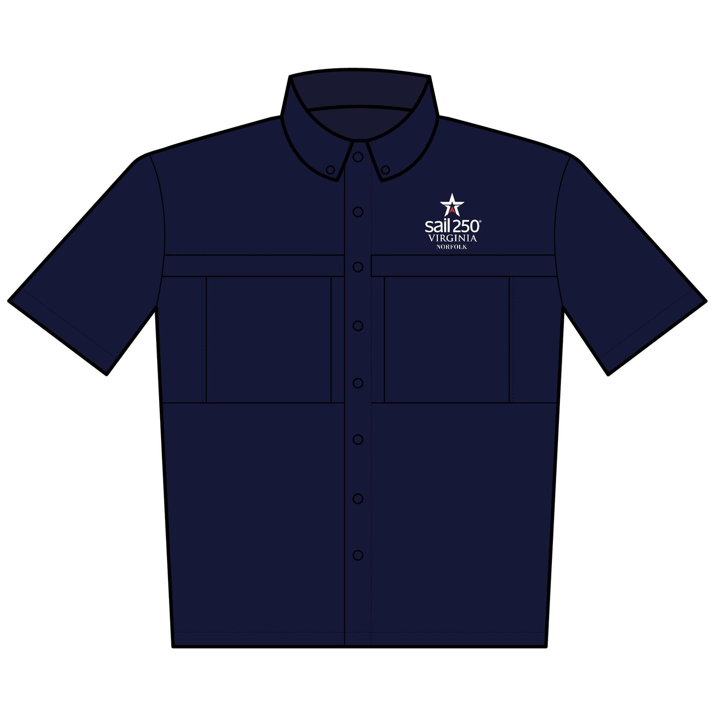 Sail250® Virginia Unisex UV Daybreak Shirt-Embroidered