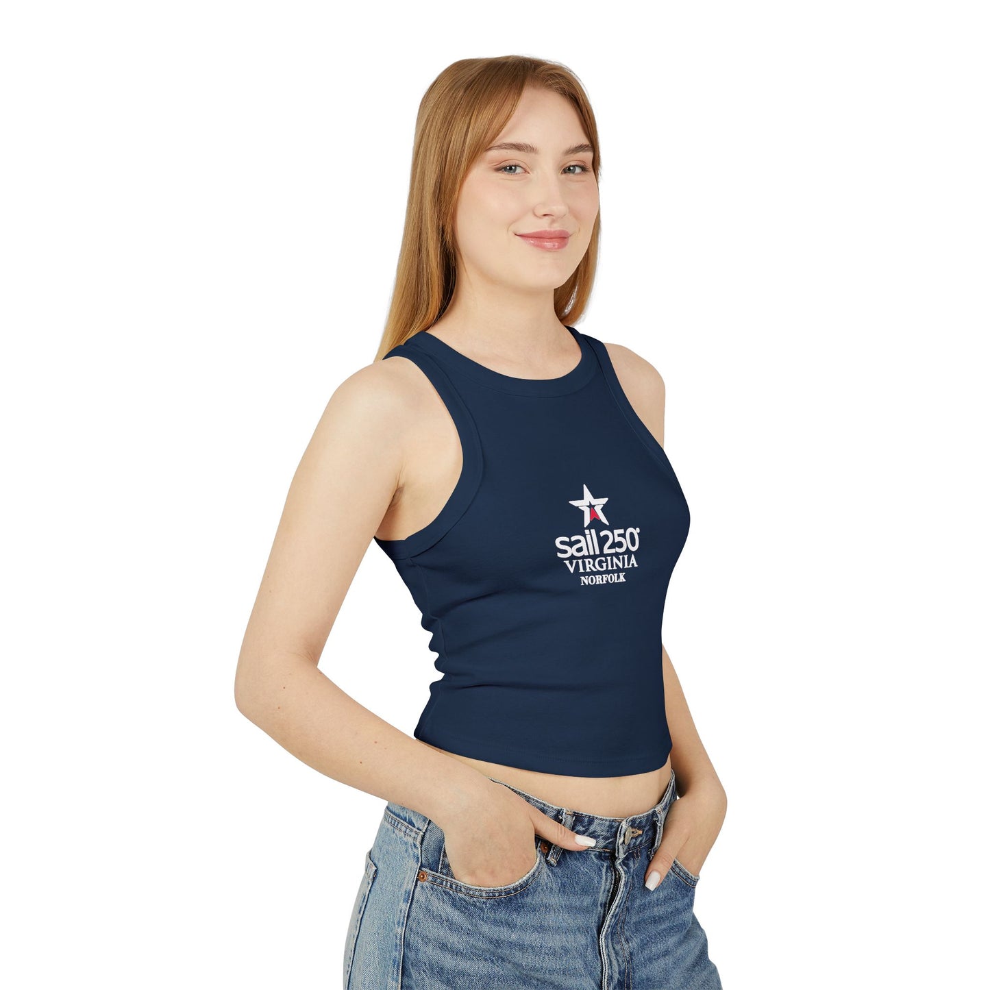 Sail250® VA Women's Micro Rib Racer Tank Top