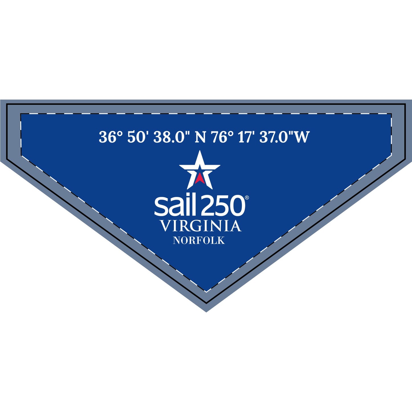 Sail250® VA Clip-On Pet Bandana – Adjustable & Ready for Adventure