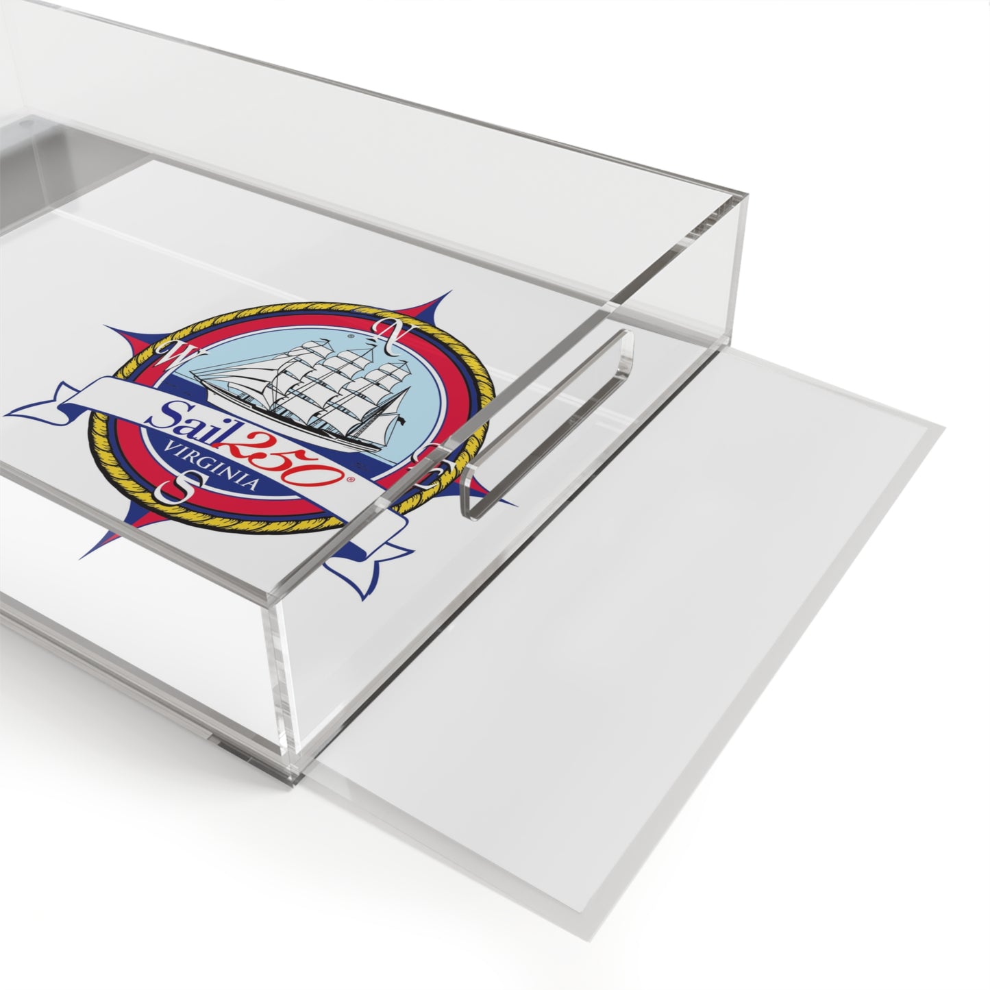 Sail250® Virginia  Acrylic Serving Tray – 11" x 17"