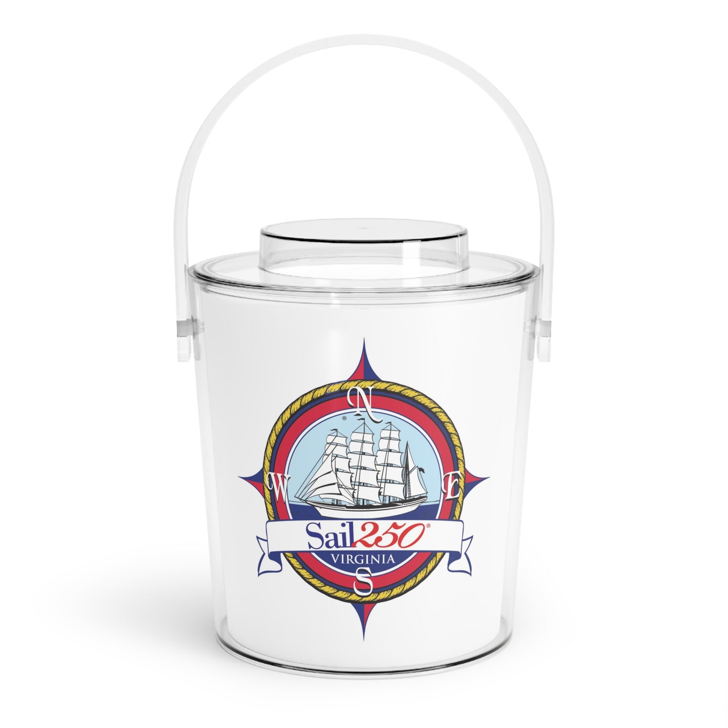 Sail250® Virginia Ice Bucket with Tongs