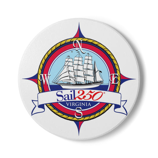 Sail250® Virginia Ceramic Coaster CL