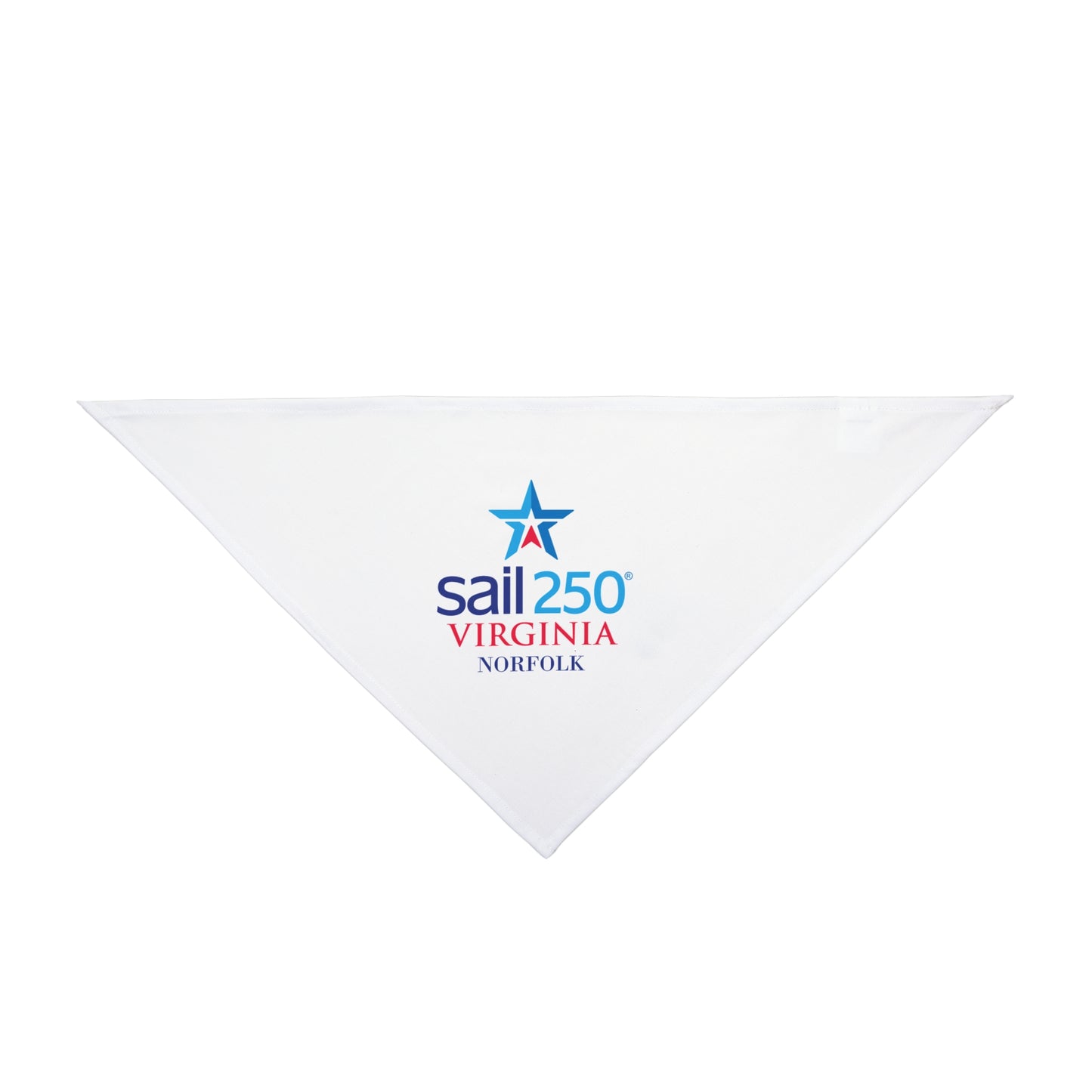 Sail250® Virginia  Custom Dog Bandana – Nautical Style for Your Four-Legged First Mate