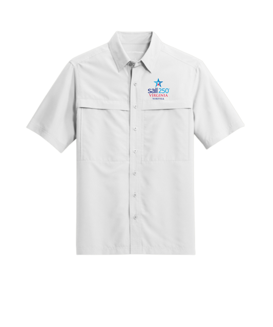 Sail250® VA Unisex Short Sleeve UV Daybreak Shirt – Embroidered