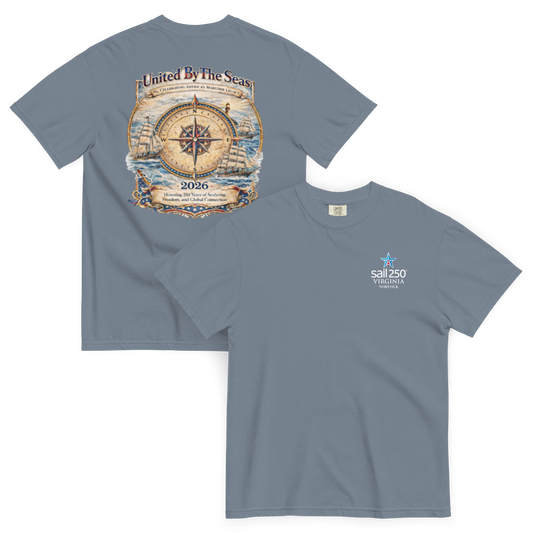 Sail 250® Virginia Heritage Collection Unisex garment-dyed heavyweight t-shirt