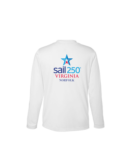 Sail250® Virginia Shop Core 50 Boaters Long Sleeve Performance T-Shirt-SV
