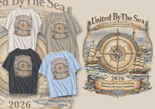 Sail250® Virginia United By The Sea Heritage T-Shirt – Limited Collection