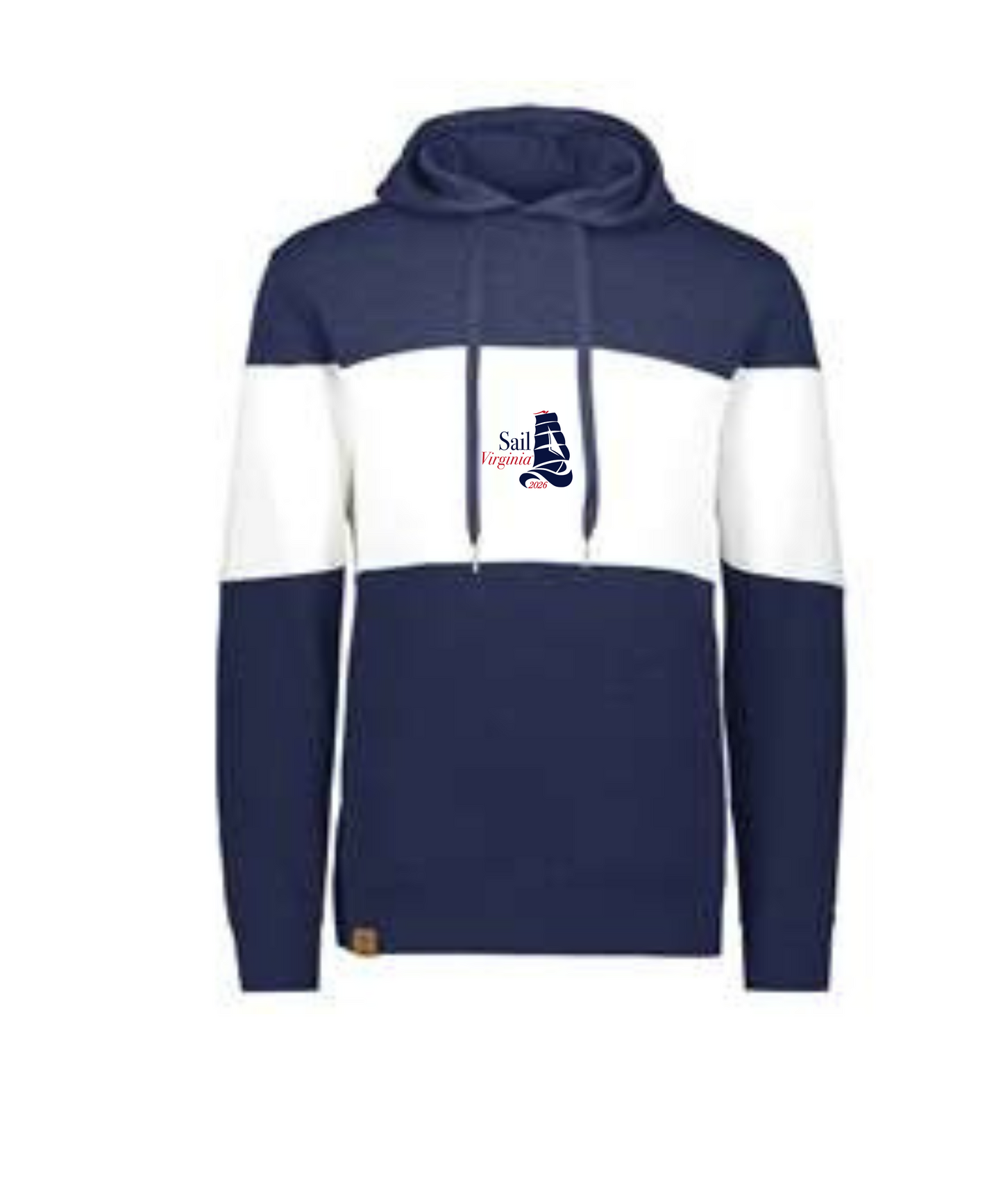 Sail250® Virginia Fleece Colorblocked Hooded Sweatshirt-VL