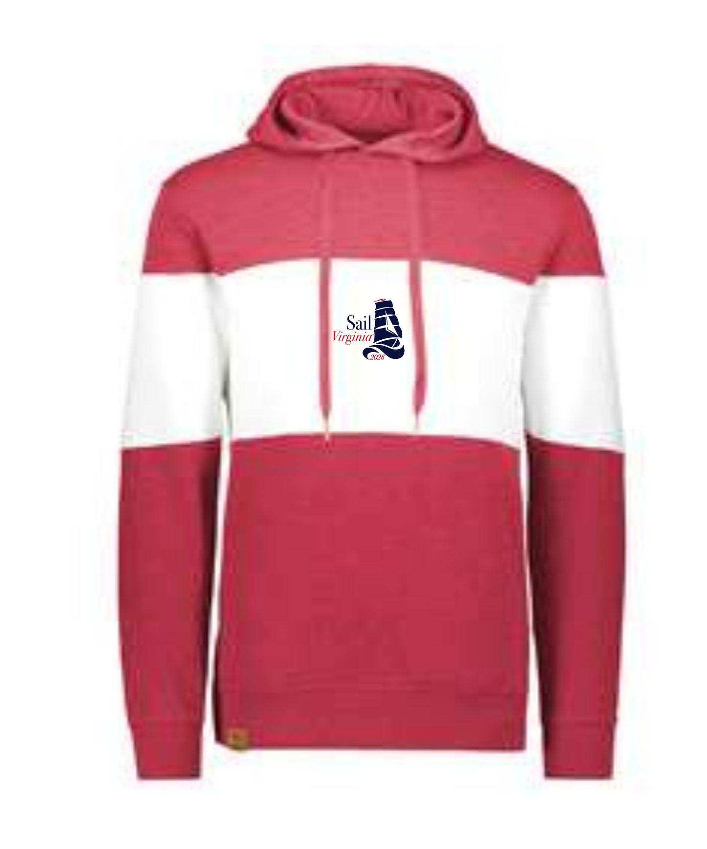Sail250® Virginia Fleece Colorblocked Hooded Sweatshirt-VL