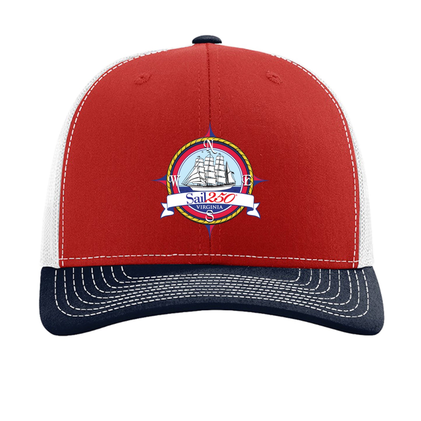 Red/ White/ Navy - FRONT