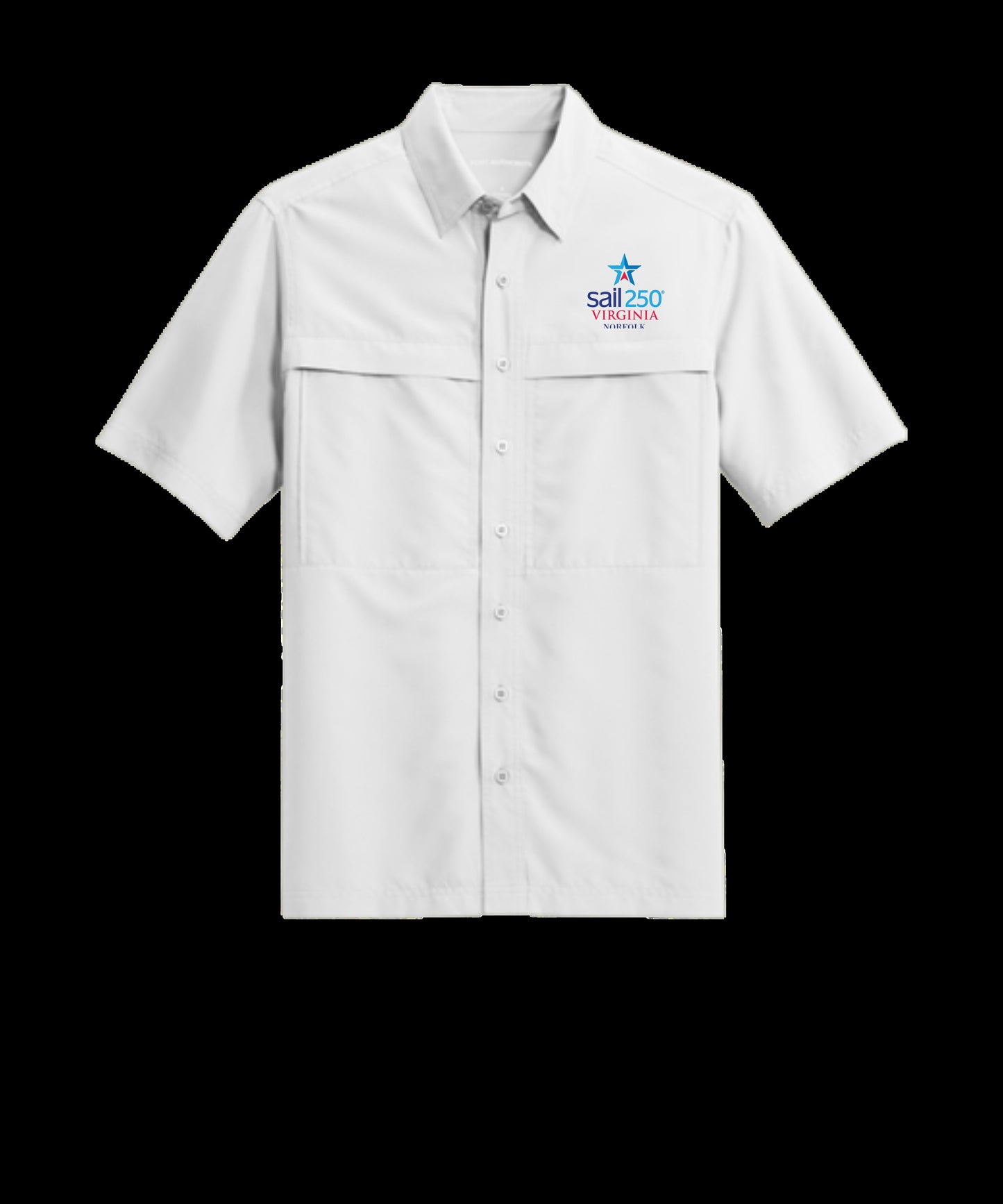 Sail250® VA Unisex Short Sleeve UV Daybreak Shirt – Embroidered